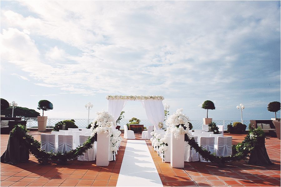 Capri Palace Hotel wedding ceremony