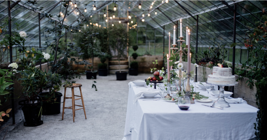 Unique Michigan Wedding Venue Glass Greenhouse