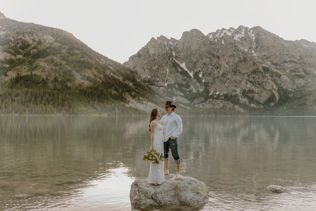 Grand Teton Jenny Lake Elopement Wedding Photos