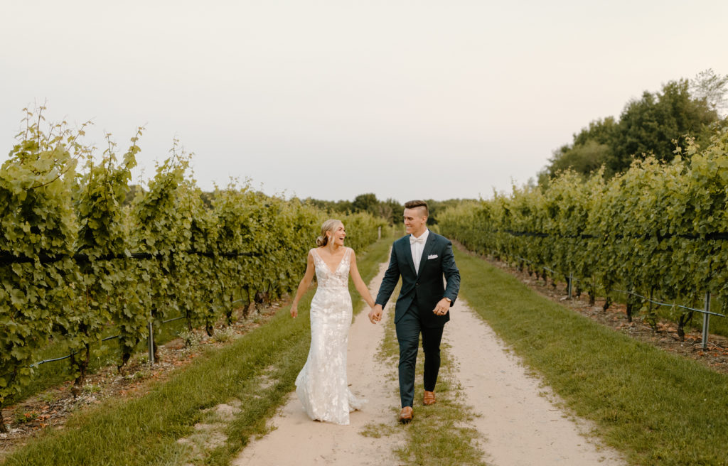 Boho Winery Wedding Photos in Vineyard Destination Wedding Photographer
