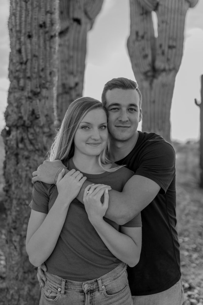 Candid engagement photos in Phoenix, Arizona