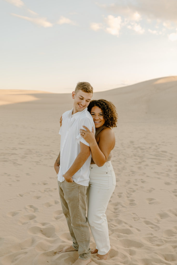 Michigan Engagement Photographer Silver Lake Sand Dunes Photoshoot