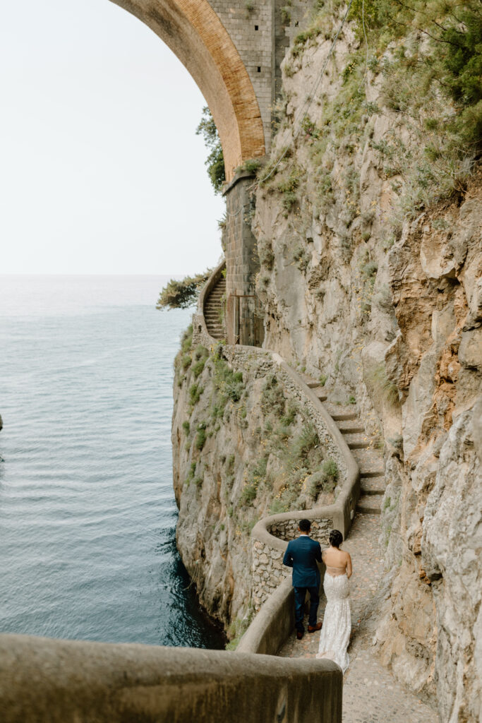 Fjord of Furore Italy elopement photos